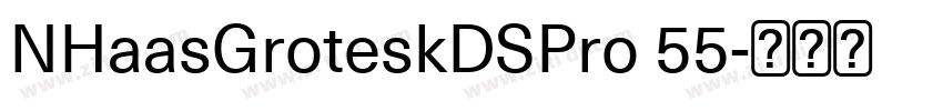 NHaasGroteskDSPro 55字体转换